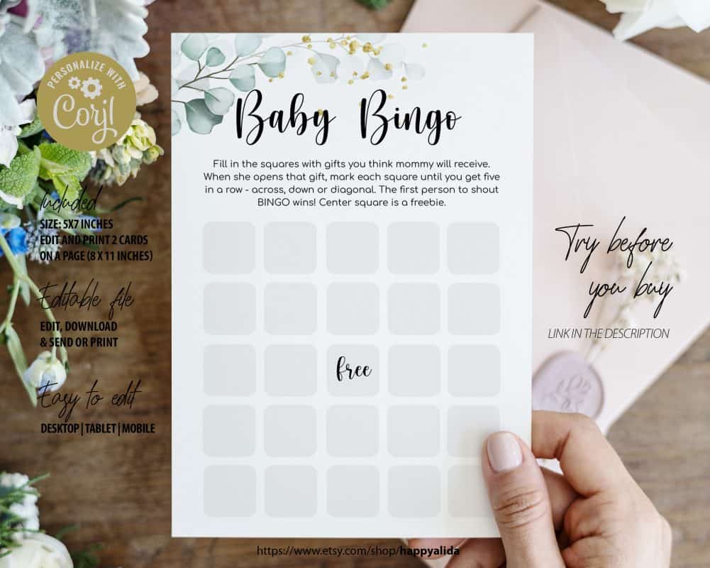 Baby Bingo Game