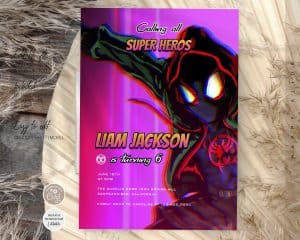 Spiderman Invites, Spiderman Invitation