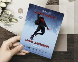 Spider-man Birthday Invitation